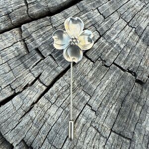 Stuart Nye Sterling Silver Dogwood Pin